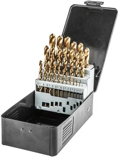 Graphite Wiertła Do metalu HSS TiN komplet 25szt 57H200 - Wiertła - miniaturka - grafika 2