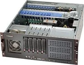 Supermicro Obudowa serwerowa Gehäuse SuperChassis CSE-842XTQC-R804B Black CSE-842XTQC-R804B - Obudowy serwerowe - miniaturka - grafika 2
