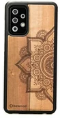 Etui i futerały do telefonów - Bewood Drewniane etui Galaxy A52s 5G, A52 4G/5G MANDALA JABŁOŃ - miniaturka - grafika 1