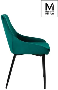 Modesto Krzesło Clover Velvet Czarny - Krzesła - miniaturka - grafika 21