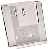 Systemy ekspozycyjne i znaki informacyjne - Taymar taymar wpa6 stojak na prospekty odłączane/montaż na ścianie A6, format pionowy stojak na prospekty WPA6 - miniaturka - grafika 1