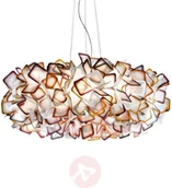 Lampy sufitowe - Slamp Clizia lampa wisząca, 78 cm, pomarańczowa - miniaturka - grafika 1