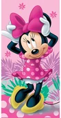 Okrycia kąpielowe dla dzieci - Jerry Fabrics Ręcznik Minnie pink 02, 70 x 140 cm - miniaturka - grafika 1