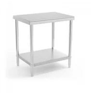 Stoły gastronomiczne - Royal Catering Stół roboczy - 80 x 60 cm - 190 kg - stal nierdzewna 10011352 RCAT-80/60-NW - miniaturka - grafika 1