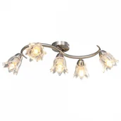 Lampy sufitowe - Vida Lampa sufitowa ze szklanymi kloszami na 5 żarówek E14 tulipany V-289236 - miniaturka - grafika 1