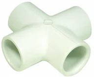 Rury - USMetrix Krzyżak PVC  1/2  KW/KW/KW/KW - miniaturka - grafika 1