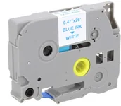 Etykiety do drukarek - Brother Zamiennik taśmy TZE-233 12mm biała/niebieski - miniaturka - grafika 1