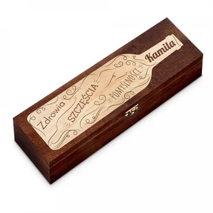 Murrano Ekskluzywna Skrzynka Na Wino Z Grawerem SKRW-MJ-009 - Pudełka i szkatułki - miniaturka - grafika 9