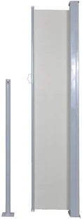 vidaXL Zwijana markiza boczna, 160 x 500 cm, kremowa - Markizy - miniaturka - grafika 5