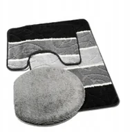 Dywaniki łazienkowe - Trzyczęściowe Dywaniki Łazienkowe Podgumowane - miniaturka - grafika 1