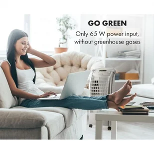 Klarstein Maxfresh WH Schładzacz powietrza 6L 65W Pilot Pakiet lodowy ACO6-Maxfresh-W - Klimatory - miniaturka - grafika 2