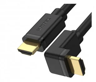UNITEK KABEL KĄTOWY HDMI 2.0,90',4K60HZ,2M,Y-C1001 - Kable - miniaturka - grafika 2