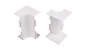 Kanały kablowe - OBO Bettermann Naroże wewnętrzne kanału WDK 230x60 HI60230RW białe 6192092 2szt. 6192092 - miniaturka - grafika 1