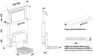 Falmec Down Draft 120 Inox - Okapy kuchenne - miniaturka - grafika 8