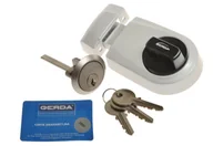 Zamki i wkładki - Gerda Zamek wierzchni ZG 100 biały - miniaturka - grafika 1