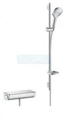 Hansgrohe Ecostat Select E 120 Combi Zestaw prysznicowy 65 cm chrom/biały 27038400 - Zestawy prysznicowe - miniaturka - grafika 2