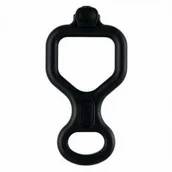 Sprzęt wspinaczkowy - Petzl Przyrząd zjazdowy HUIT ANTIBRULURE kolor czarny mat - miniaturka - grafika 1