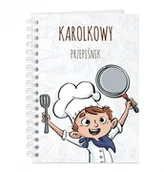 Notesy i bloczki - Murrano Przepiśnik kołonotatnik na przepisy z nadrukiem dla niego chłopca na KZ-COOK-016 - miniaturka - grafika 1
