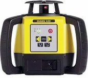 Sprzęt geodezyjny - Leica Geosystems Zestaw RUGBY 640 + RE 160 digital + baterie alkal.+ statyw i łata () - miniaturka - grafika 1
