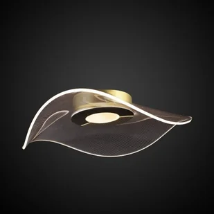 Altavola Design Velo lampa podsufitowa 1x30W LED satynowe złoto/przezroczysty LA101/CE1_gold - Lampy sufitowe - miniaturka - grafika 2