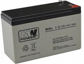 Baterie do zasilaczy awaryjnych UPS - Akumulator żelowy Agm 12V 7,2Ah Mwl do Ups Alarm - miniaturka - grafika 1