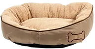 Legowiska dla psów - Karlie 516424 łóżko dla psa chipz okrągły, beżowy 516424 - miniaturka - grafika 1