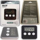 Minutniki - Cyfrowy Minutnik Kuchenny Czarny Magnes Timer New - miniaturka - grafika 1