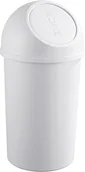 Pojemniki biurowe - Helit Helit H2401382 - pojemnik na odpady Push "the flip" 45 l, jasnoszary H2401382 - miniaturka - grafika 1