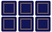 Pozostałe akcesoria barmańskie - Pimpernel podstawki Classic Midnight Blue -częściowy zestaw X0010268184 - miniaturka - grafika 1