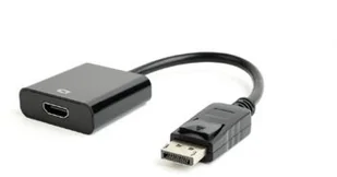 Gembird Adapter DisplayPort v1.2/HDMI/czarny - Adaptery i przejściówki - miniaturka - grafika 2