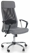 Fotele i krzesła biurowe - Szary wentylowany fotel do biurka regulowany G4-Z87 - miniaturka - grafika 1