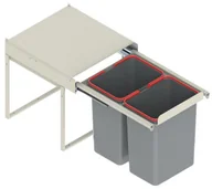 Kosze na śmieci - Rejs Kosz na śmieci MONTOWANY DO FRONTU 2X20 L - miniaturka - grafika 1