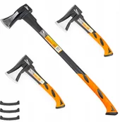 Siekiery - Siekiera Rozłupująca Toporek Zestaw Siekier 3 El. - miniaturka - grafika 1