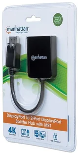 Manhattan Splitter 2-Port Display-Port mit MST 4K@30HZ 207768 - Rozgałęźniki - miniaturka - grafika 6