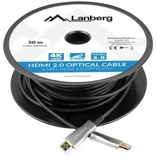Lanberg Lanberg KABEL HDMI M/M V2.0 50M OPTYCZNY AOC CA-HDMI-20FB-0500-BK 2_374924 - Kable - miniaturka - grafika 3