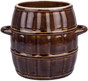 Rękodzieło - RĘKODZIEŁO Beczka, garnek z kamionki 3.2 L Rękodzieło Perfect Home 5906651046341 - miniaturka - grafika 1