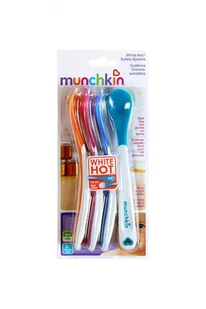 Munchkin White Hot Łyżeczki do nauki samodzielnego jedzenia, 4 szt. 011522 - Sztućce dla dzieci - miniaturka - grafika 2