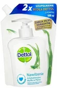 Balsamy i kremy do ciała - Dettol Nawilżenie antybakteryjne mydło w płynie zapas 500ml 50347-uniw - miniaturka - grafika 1