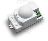 Czujniki ruchu i zmierzchu - GTV CZUJNIK MIKROFALOWY RUCHU. SRC812. max. 1200W. AC 220-240V. 50/60Hz. KĄT DZIAŁANIA 360. ZASIĘG 1-8m 1.5- 3.5m. IP20. WSPÓŁPRACUJE Z LED. NATYNKOWY. BIAŁY AE-SRC812-00 - miniaturka - grafika 1