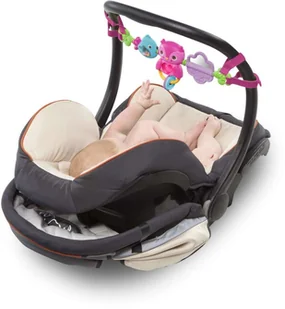 Bright Starts Muzyczny drążek z zabawkami Busy Birdies, różowy K52159 Chamo - Zabawki interaktywne dla dzieci - miniaturka - grafika 4