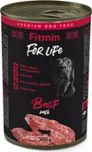 Mokra karma dla psów - Fitmin For Life dog tin beef 400 g - miniaturka - grafika 1