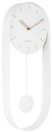 Zegary - Karlsson Zegar ścienny Pendulum Charm white by KA5822WH - miniaturka - grafika 1