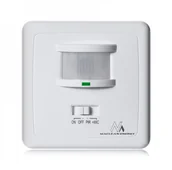 Czujniki ruchu i zmierzchu - Maclean MCE18 Czujnik ruchu i dzwięku ścienny pir mic Energy CEN-34402 - miniaturka - grafika 1