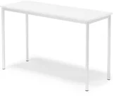 Meble do szkół i przedszkoli - AJ Produkty Stół BORS, 1400x600x900 mm, laminat biały, biały - miniaturka - grafika 1