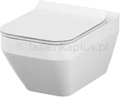 Miski WC - Cersanit Crea zestaw miska + deska wolnoopadająca biały S701574 - miniaturka - grafika 1