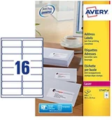 Dodatki do drukarek i skanerów - Avery L7162 40 Addressing Label L7162-40S - miniaturka - grafika 1