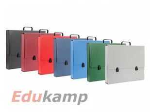 Tadeo Trading Teczka A3 z rączką pastelowa ciemnoniebieska - Szkolne artykuły papiernicze - miniaturka - grafika 2