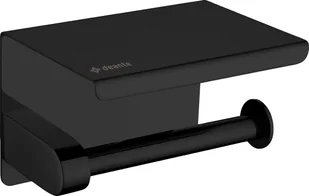 Deante ADR_N221 ROUND UCHWYT NA PAPIER Z PÓŁKĄ SCIENNY NERO - Akcesoria do armatury i ceramiki - miniaturka - grafika 2