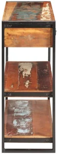 vidaXL Szafka, 120x30x75 cm, lite drewno z odzysku 321804 - Szafki do salonu - miniaturka - grafika 4