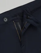 Spodnie męskie - Borgio Spodnie męskie Altedo granatowe slim fit - miniaturka - grafika 1